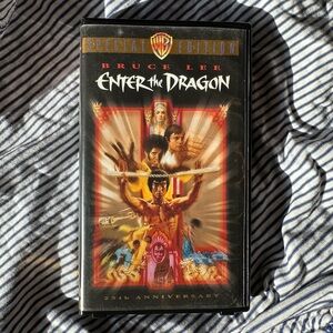Enter the Dragon Special Edition 25th Anniversary Clamshell VHS 1998 Bruce Lee